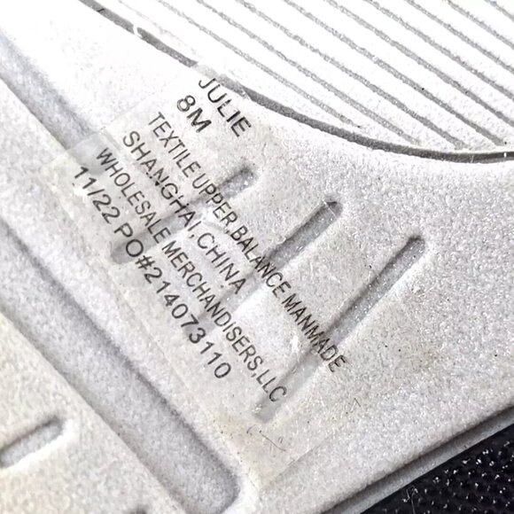 Lake & Trail Julie Sandals Black White Hiking Walking Women's Size 8 - Picture 12 of 12